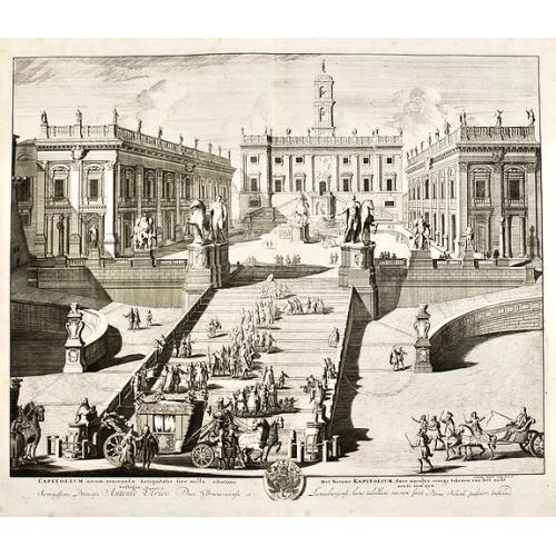 Old map image download for (Rome) Capitolium novum, venerandae Antiquitatis fere nullas ostentans vestigia.