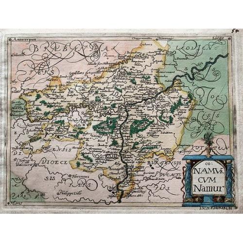 Old map image download for Co: Namurcum Namur.