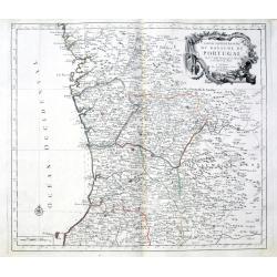 [2 maps] Partie Septentrionale... & Partie Meridionale du Royaume de Portugal...