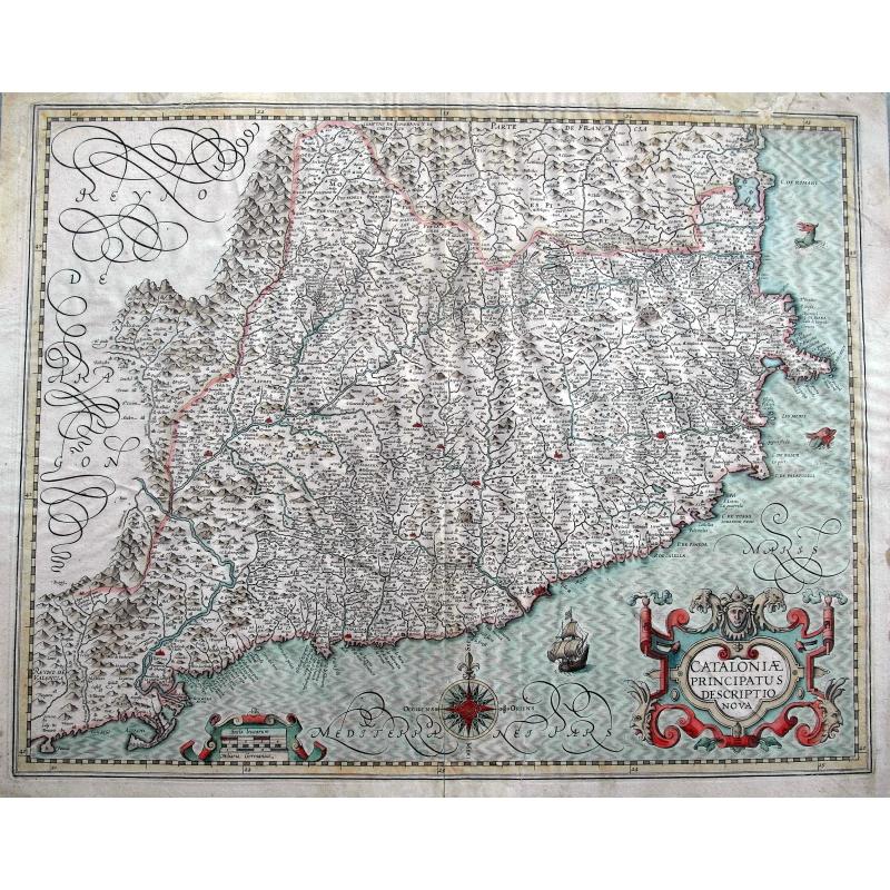 Cataloniae Principatus Descriptio Nova.