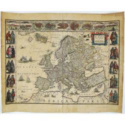 Europa recens descripta a Guilielmo Blaeuw.