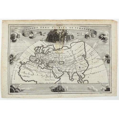Old map image download for Veteris Orbis Climata ex Strabone.