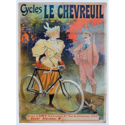 Old map image download for Cycles Le Chevreuil . . .