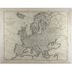 A New & Accurate Map of Europe, Drawn from the Best Authorities.