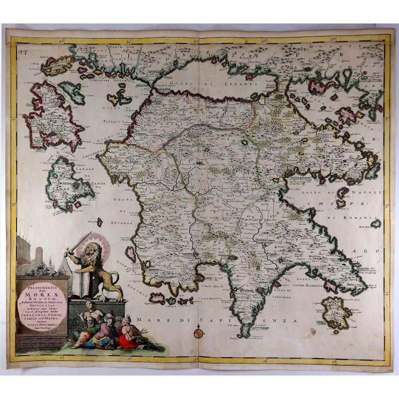 Peloponnesus Hodie Moreae Regnum.