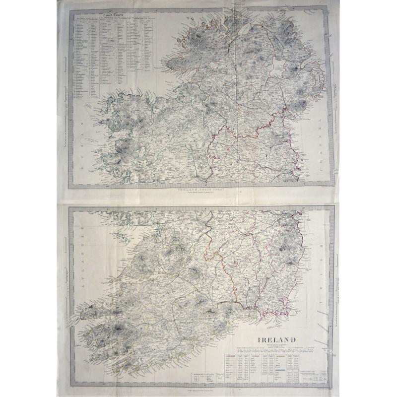 Ireland North sheet - Ireland South sheet S.D.U.K.
