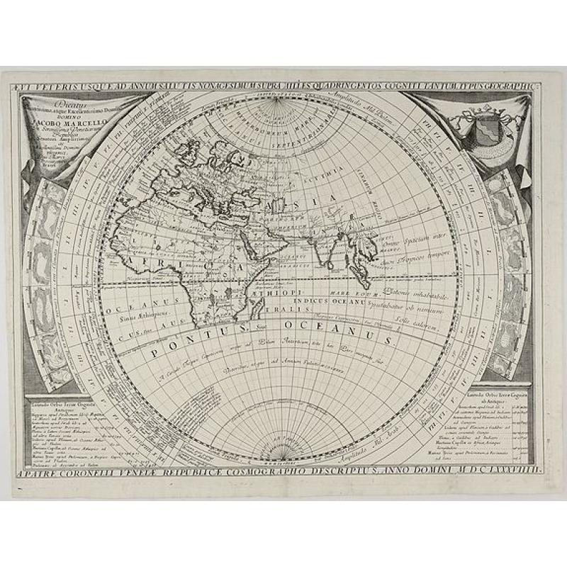 Aevi Veteris Usque Ad Annum Salutis Nonagesimum Supra Milles Quaringentos Cogniti Tantum Typus Geogrpahic:... MDCLXXXVIIIII.