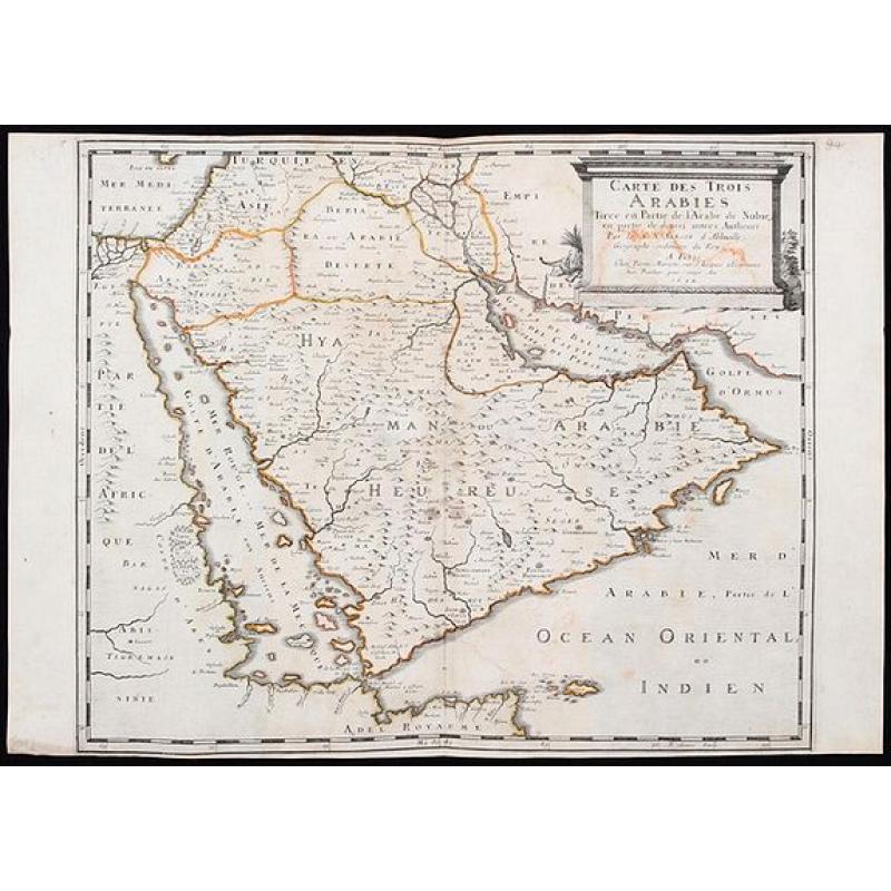 Carte des Trois Arabies.