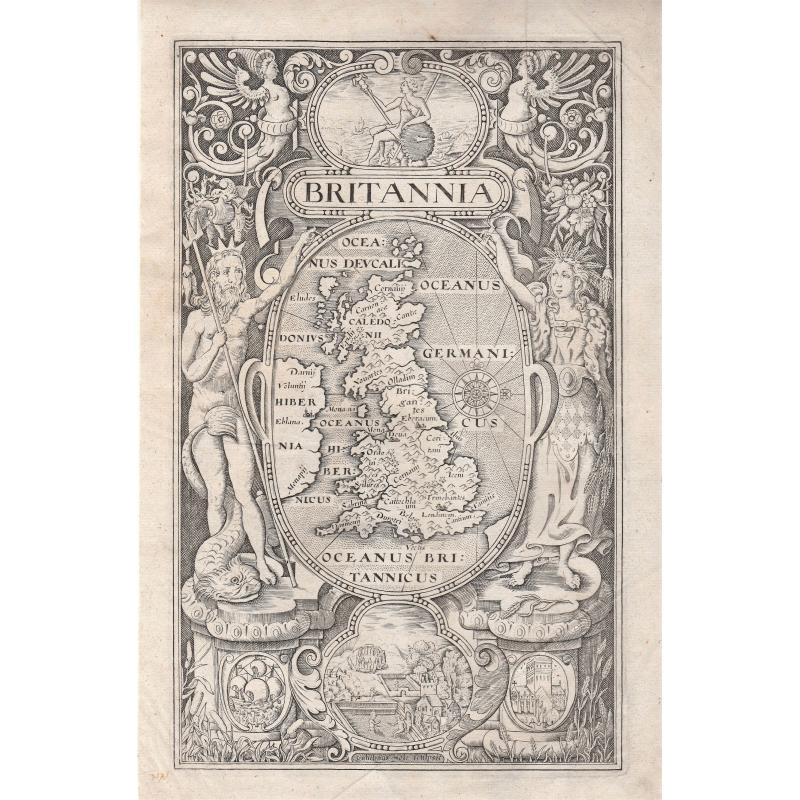 'Britannia' Frontispiece - William Camden. 