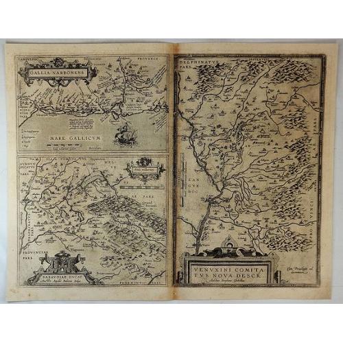 Old map image download for Venuxini Comitatus Nova Descr. / Gallia Narbonensis / Sabaudiae Ducat.