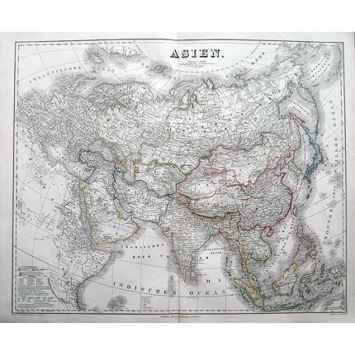 Old map image download for Asien.