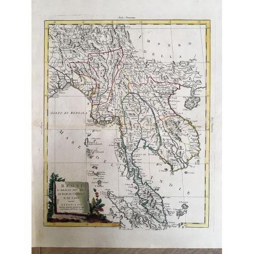 Regni D'Aracan Del Pegu Di Siam Di Camboge E Di Laos.