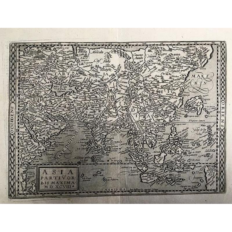 Asia Partiu Orbis Maxima MDXCVIII.