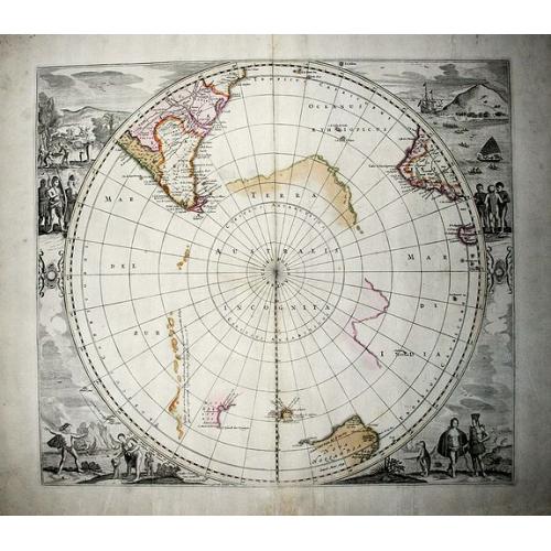 Old map image download for Polus Antarcticus (rare IV State).