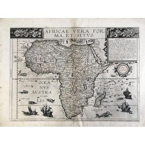 Old map image download for Africae vera forma, et situs.