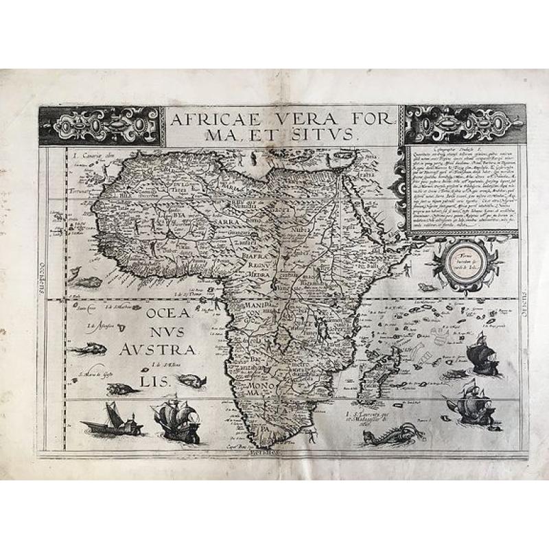 Africae vera forma, et situs.