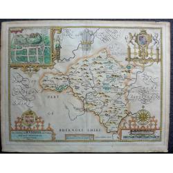 The Countie of Radnor Described and the Shyretownes Sittuatione. 