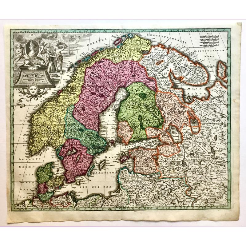 Synopsis Plagae Septentrionalis size Sueciae Daniae et Norwegiae Regn.