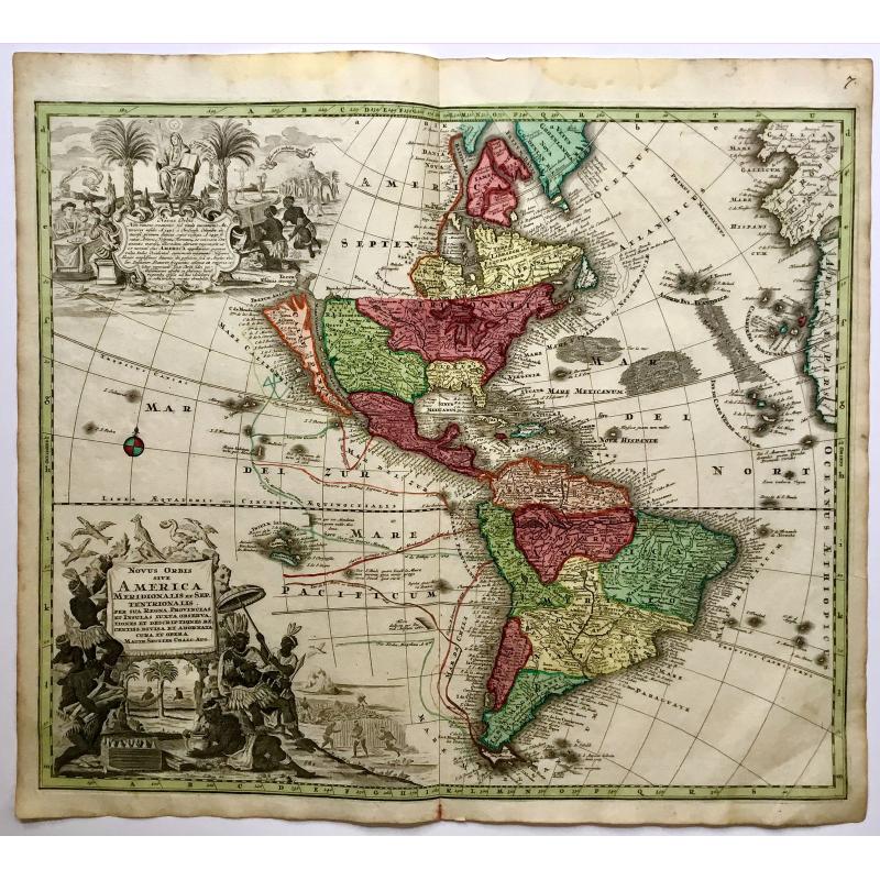 Novus Orbis Sive America Meridionalis et Septentrionalis.
