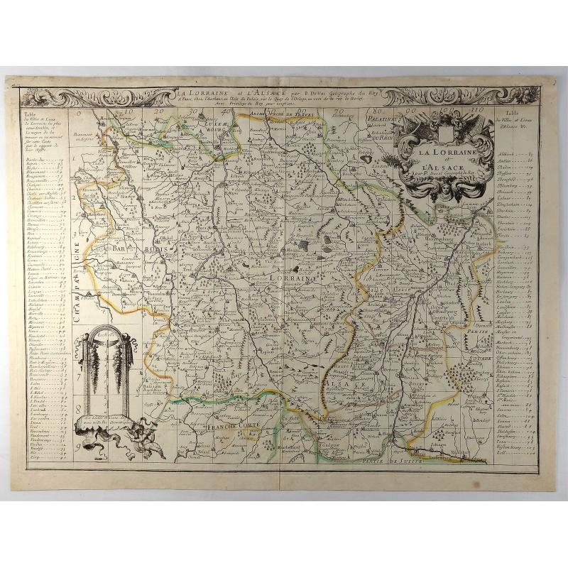 La Lorraine et l'Alsace.