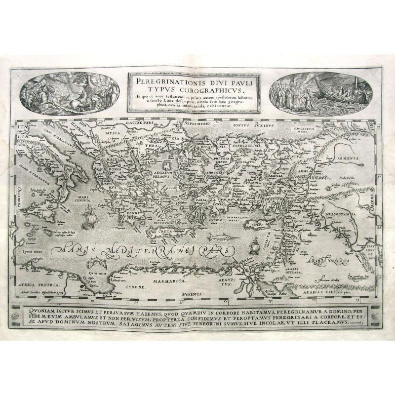 Peregrinationis Divi Pauli Typus Corographicus...