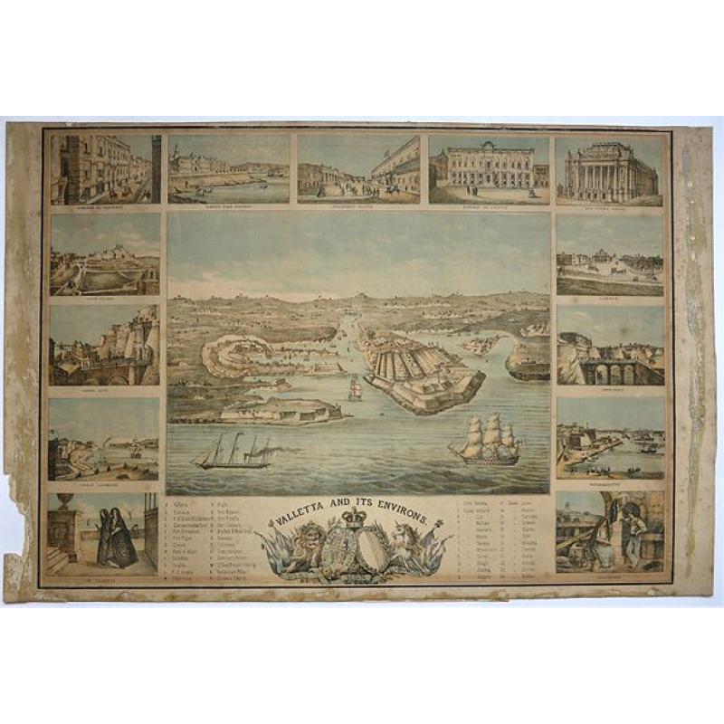 Valletta and its Environs.
