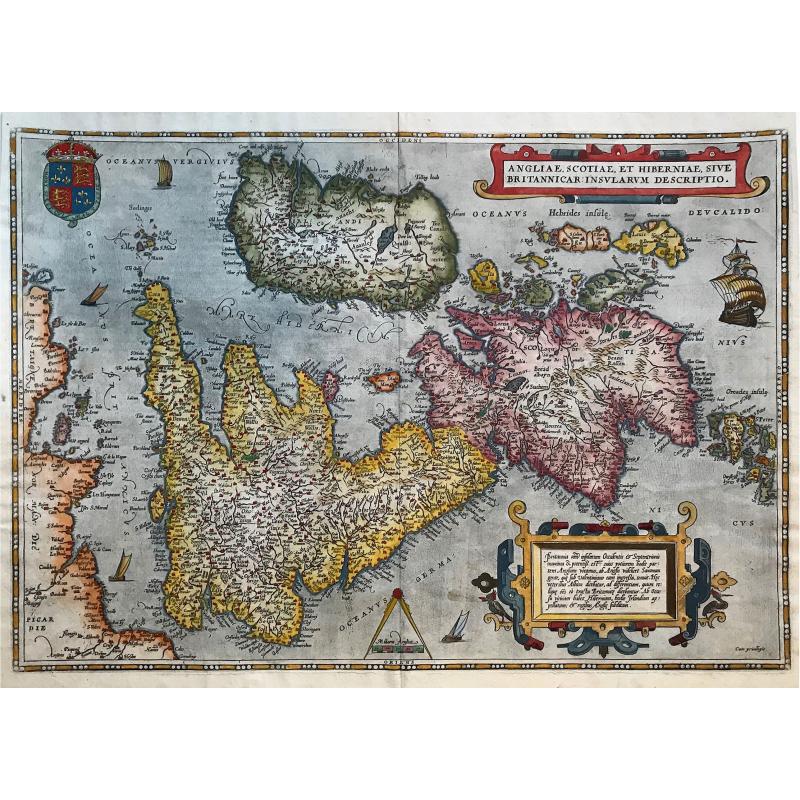 Anglia, Scotiae et Hiberniae, Sive Brittannicar: Insularum Descriptio