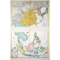 Zweiter Theil der Karte von Asien welcher China, einen Theil der Tartarei, Indien jenseits des Ganges, die Inseln Sumatra, Java . .