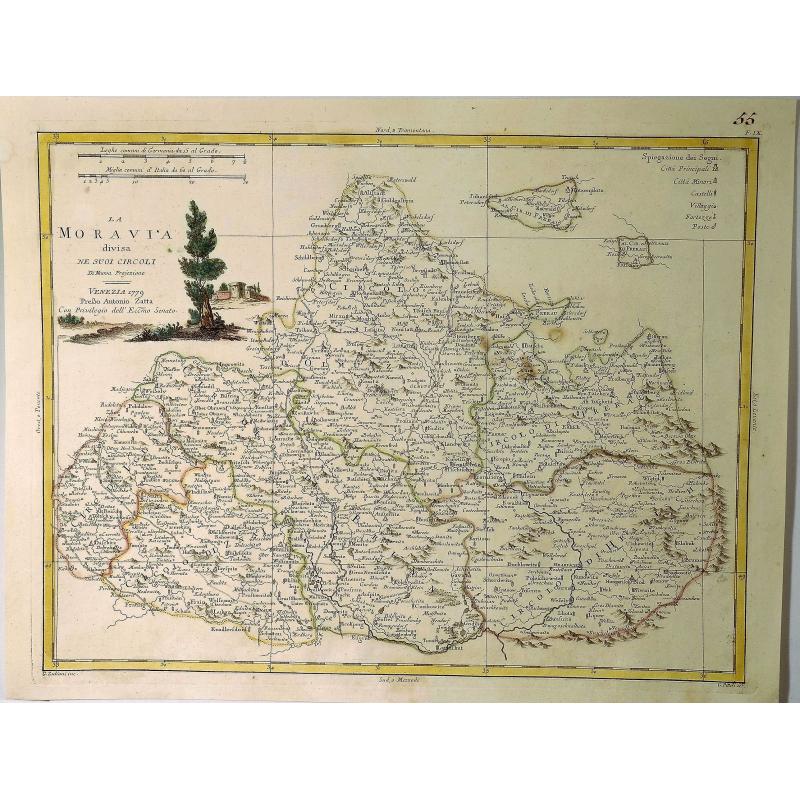 La Moravia Divisa Ne Suoi Circoli. . .