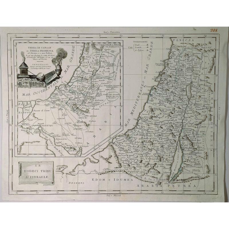 Terra di Canaan & Le Dodeci Tribu D'Isdraele.