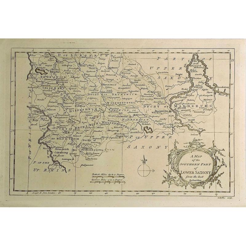 A Map of the Southern Part of Lower Saxony. . .