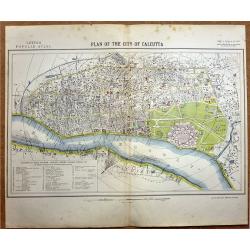 Plan of the City of Calcutta.