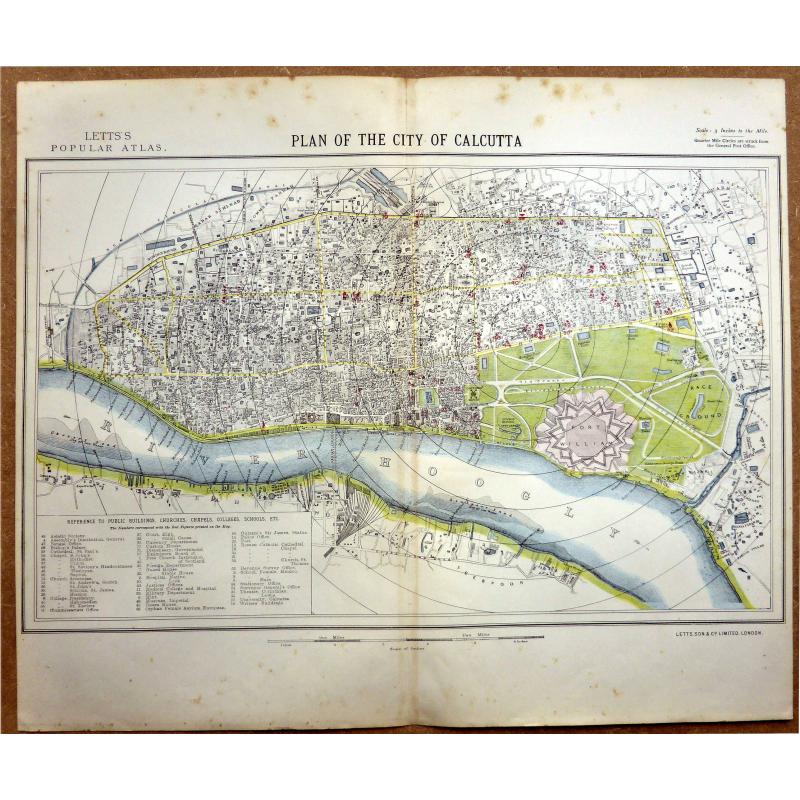 Plan of the City of Calcutta.