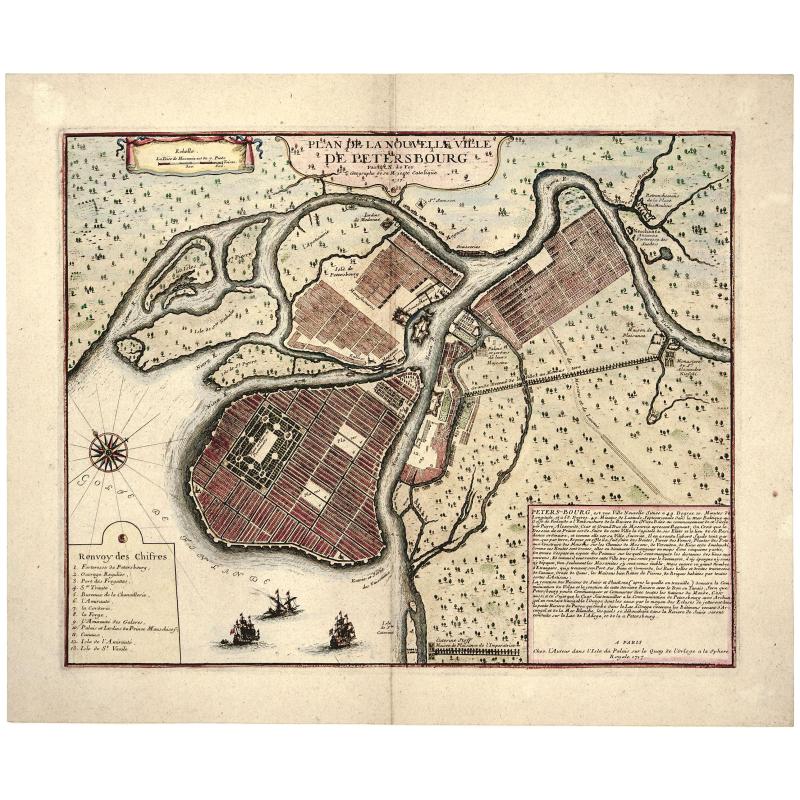Plan De La Nouvelle Ville De Petersbourg. . .