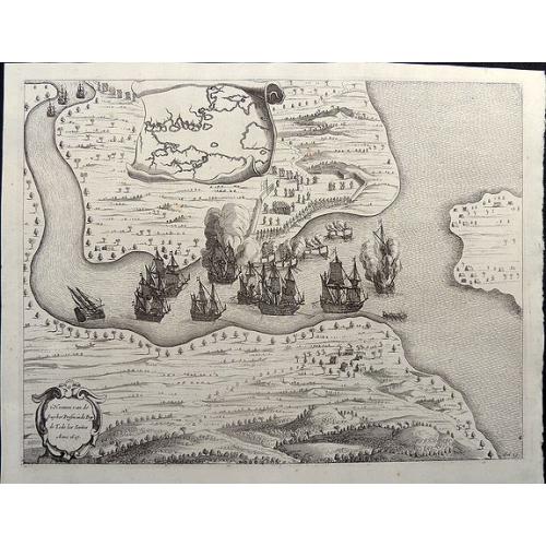 Old map image download for T'Neemen van de Suyker Prysen inde Bay de Tode los Santos Anno 1627.