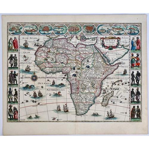 Old map image download for Africae Nova Descriptio.