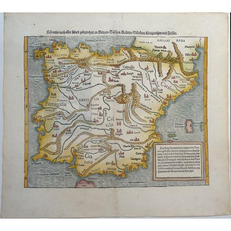 Hispania nach aller seiner gelegenheit, in Bergen, Wassern, Stetten, Volckern, Künigreichen und Inseln.