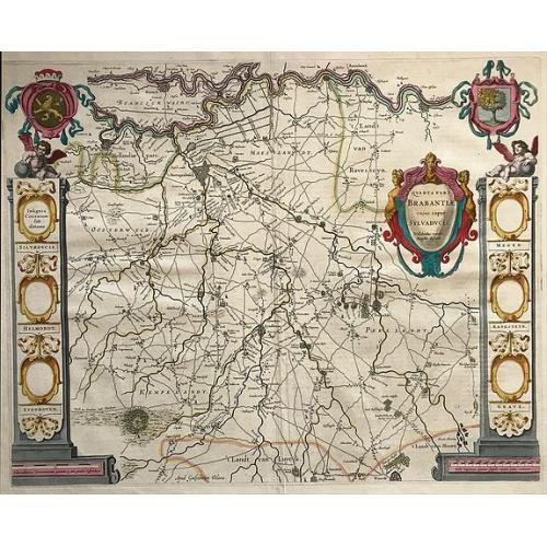 Old map image download for Quarta Pars Brabantiae cujus caput Sylvaducis.