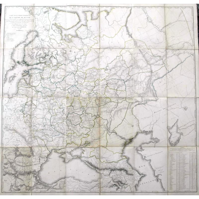 Carte de la Partie Européenne de l'Empire de Russie...