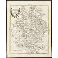 Governi di Moscovia E Woronez colle loro Provincie Nella Russia Europae.