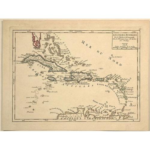 Les Isles Antilles.