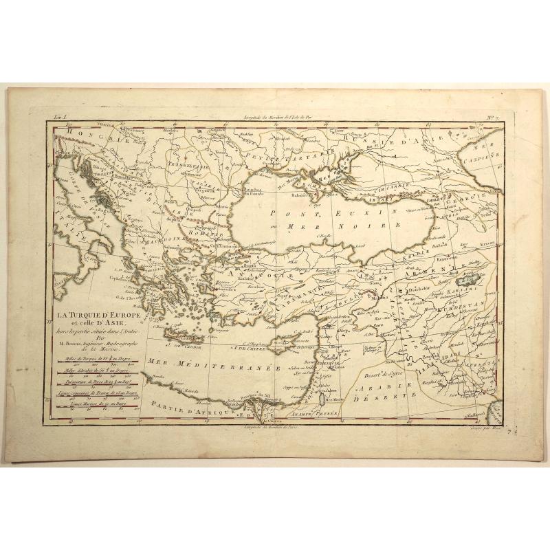 La Turquie d'europe et Celle d'Asie.