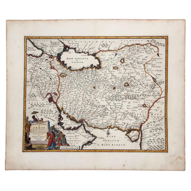 ROYAUME de PERSE avec les Pays Limitrophes et les Places maritimes, suivant les Relations des meilleurs Voyageurs nouvellement.
