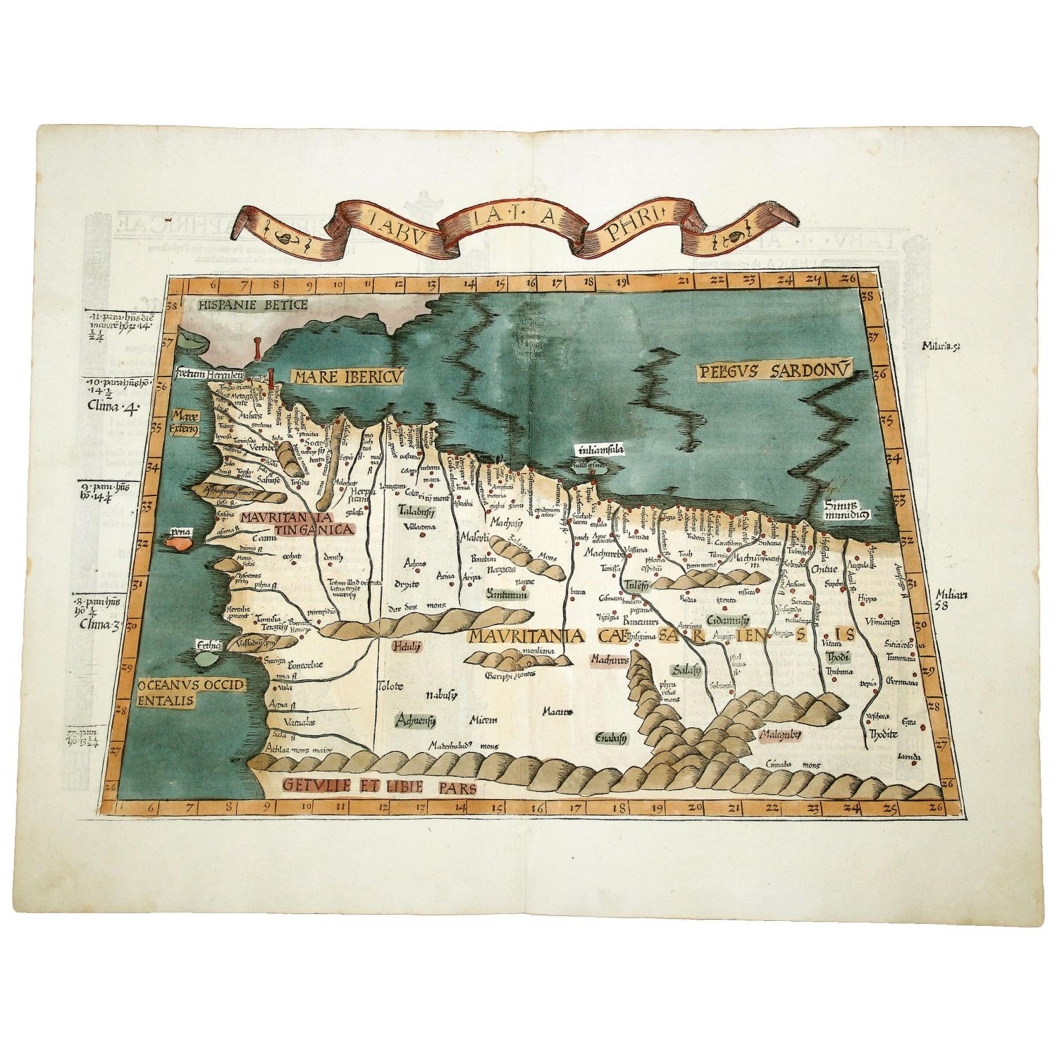 TABULA PRIMA APHRICE.