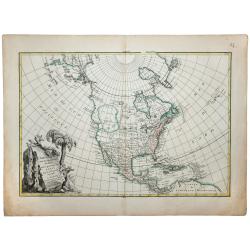 L'AMERIQUE SEPTENTRIONALE divisee en ses principaux ETATS, 1782.[Great Western Sea]