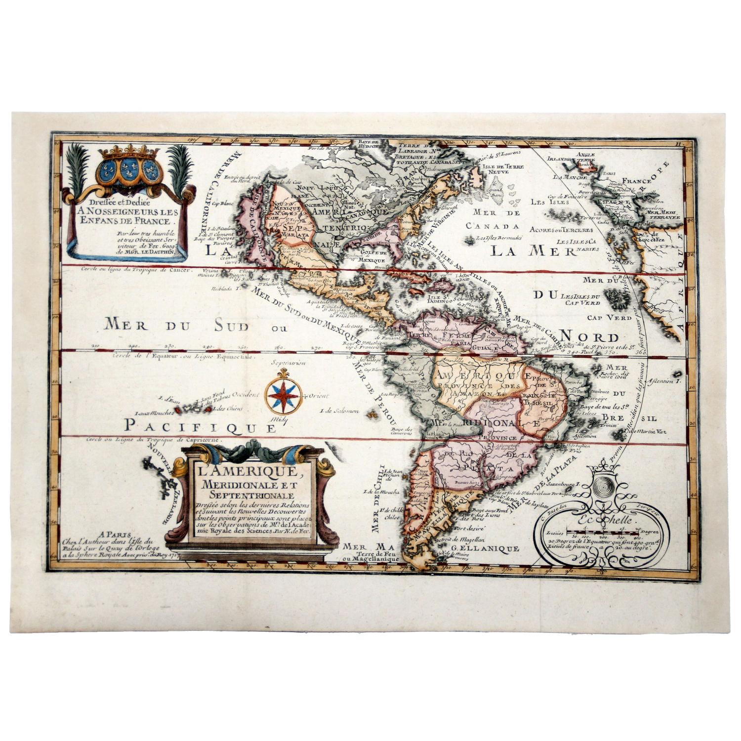 L' AMERIQUE MERIDIONALE ET SEPTENTRIONALE.