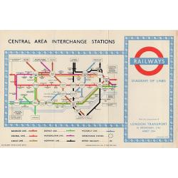 [London Underground map 1953]