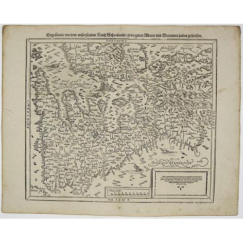Old map image download for Engellandt mit dem anstossenden Reich Schottland so vorzeiten Albion und Britannia haben geheissen..