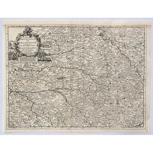 Old map image download for Carte du Gouvernement de Champagne Suivant le Nouvelles Observations . . .