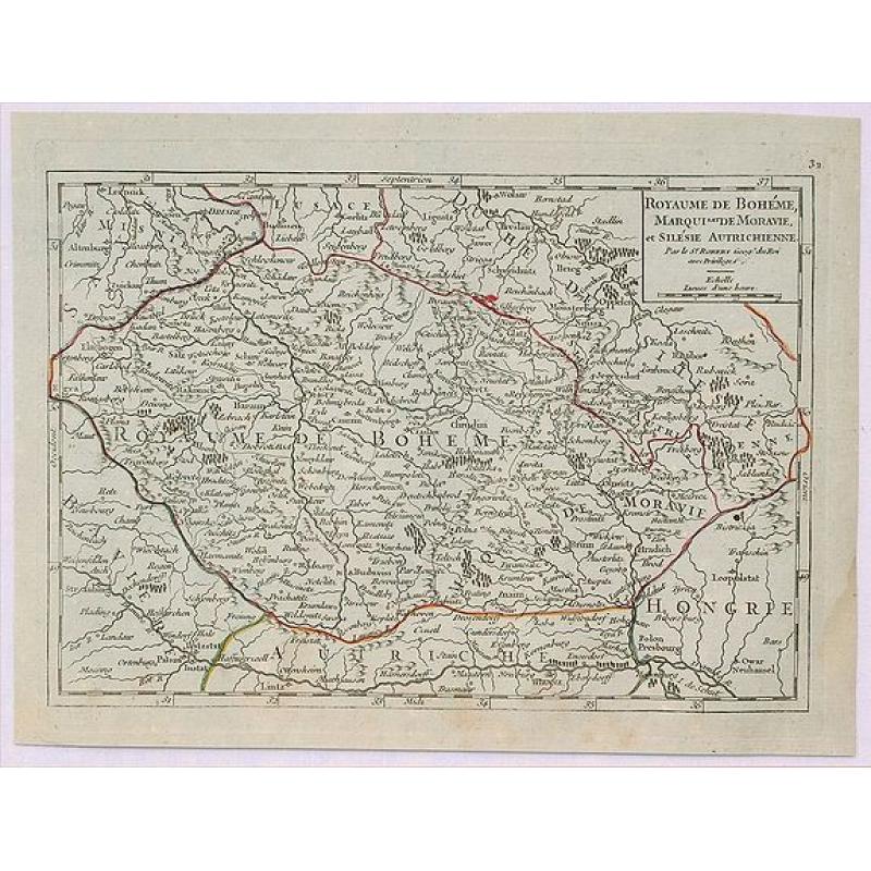 Royaume de Boheme, Marqui de Moravie et Silesie Autrichienne.